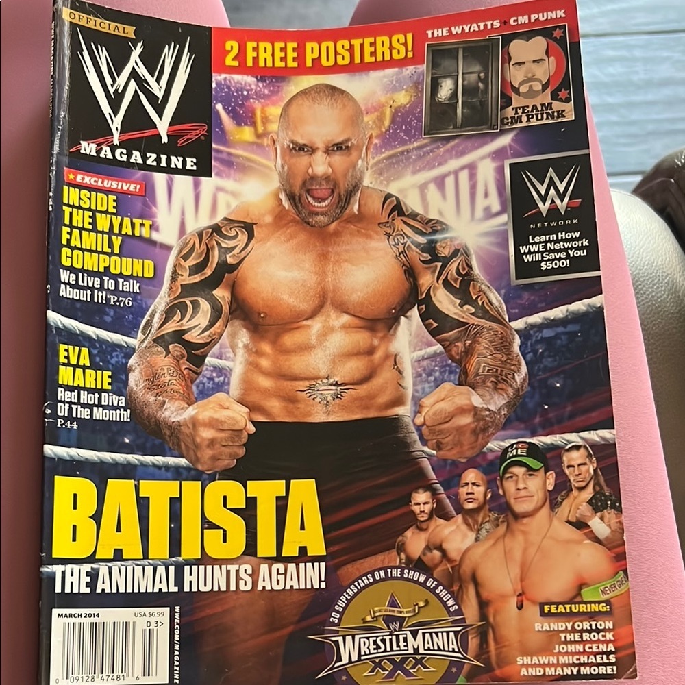 WWE Magazine March 2014 Batista Issue